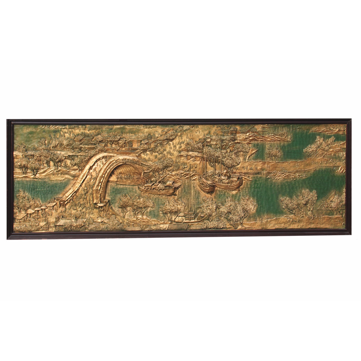 “Chin Ming Sha Ho Tu” Framed Relief
