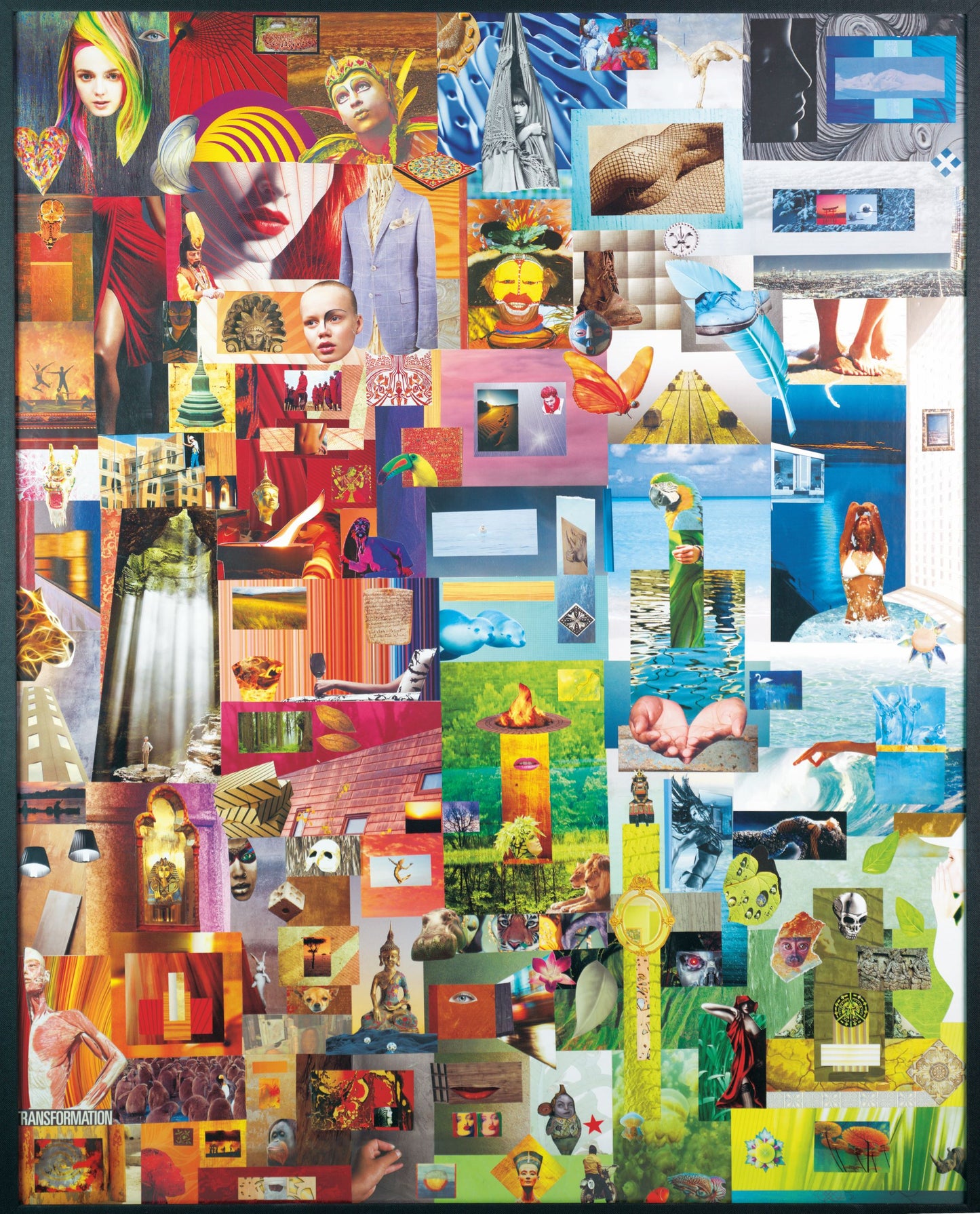 ABSTRACT COLOR-THEMED COLLAGE