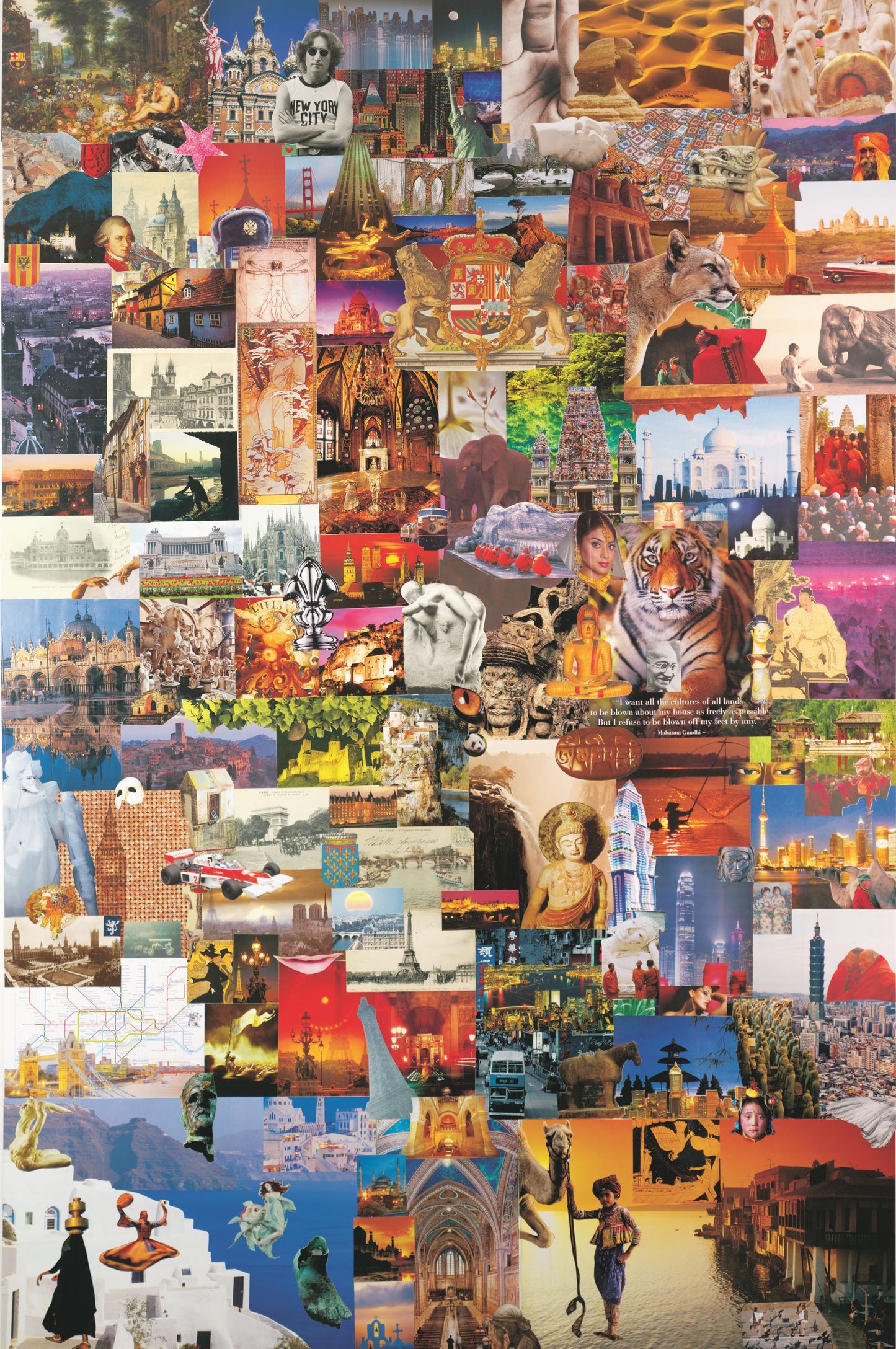 “EAST VS. WEST” COLLAGE