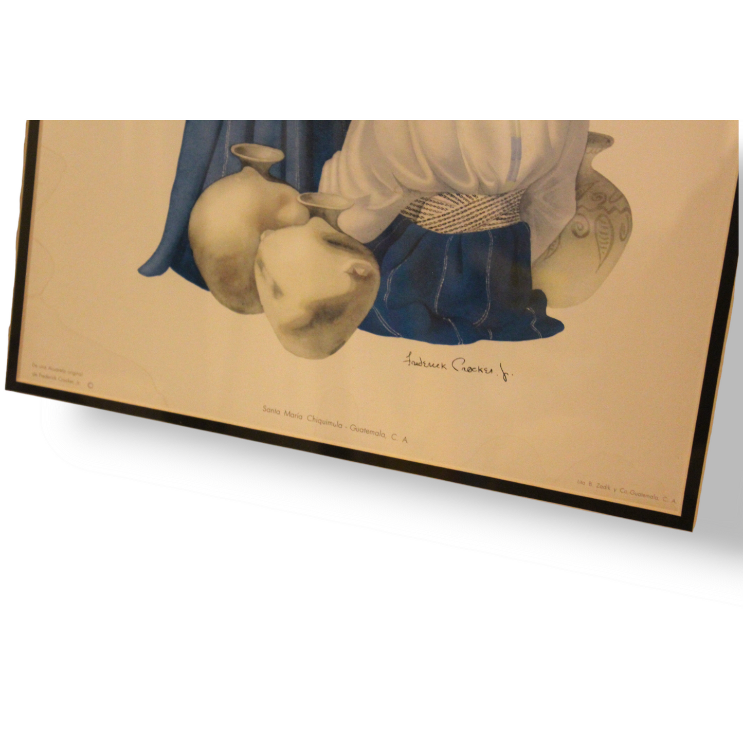 Santa Maria Chiquimula, Guatemala Framed Print by Fredrick Crocken
