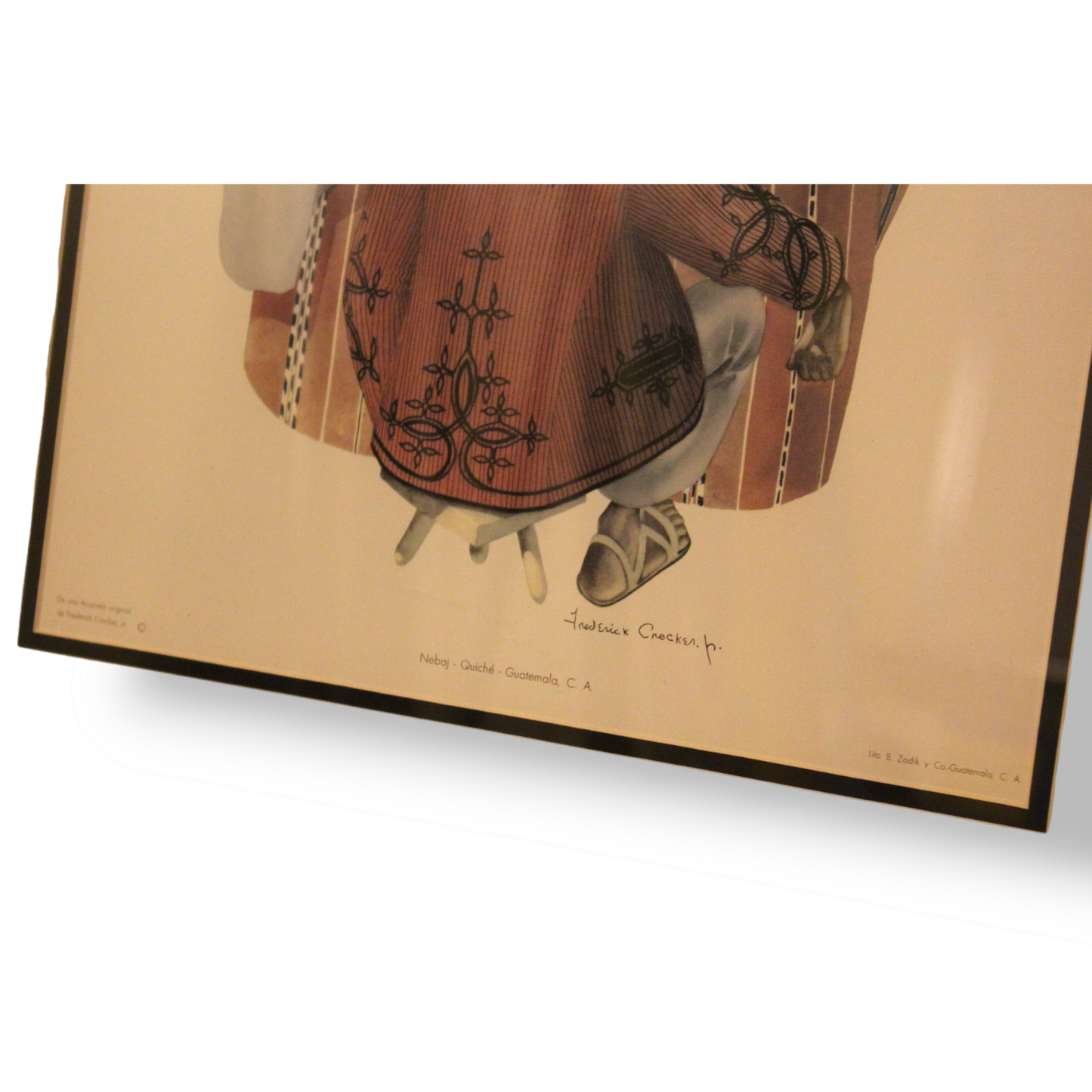Nebaj Quiche Framed Print by Fredrick Crocken