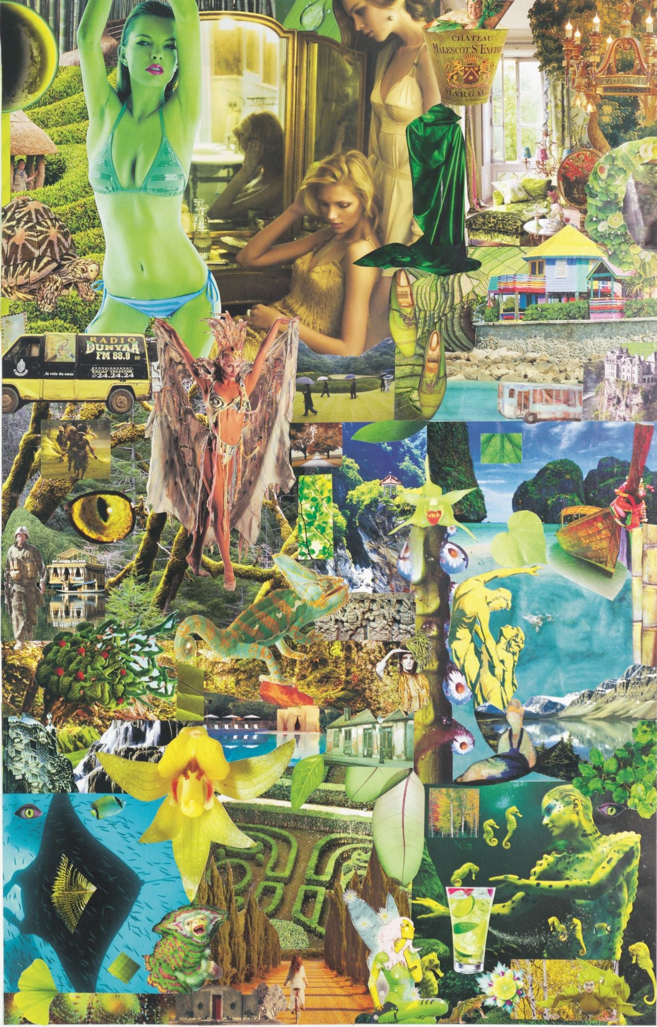 “VIE EN VERDIGRIS” COLLAGE