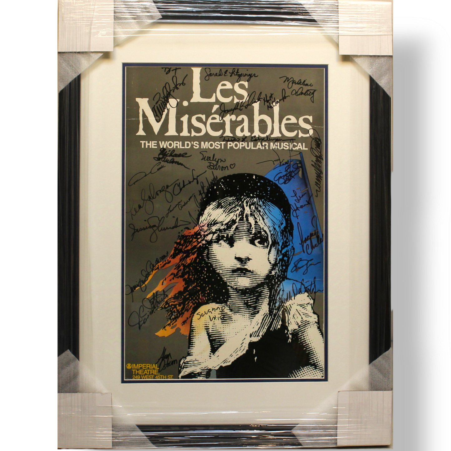LES MISÉRABLES: THE WORLD’S ’s MOST POPULAR MUSICAL (signed poster)