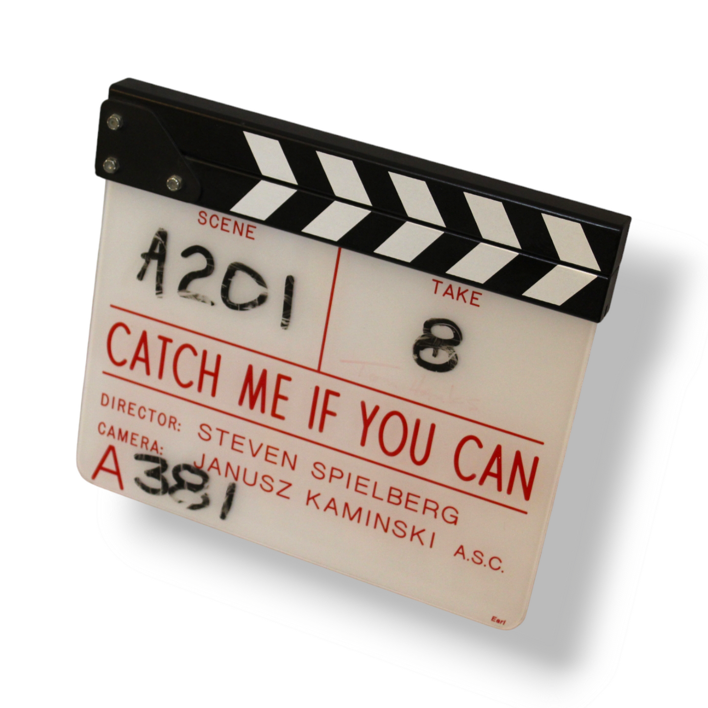 “Catch Me if you can” Clapper Board