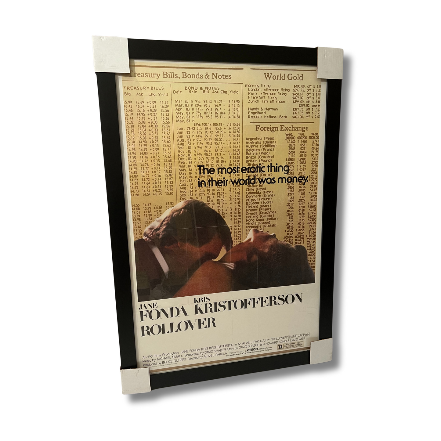 ROLLOVER (1981 FILM); Framed Film Poster