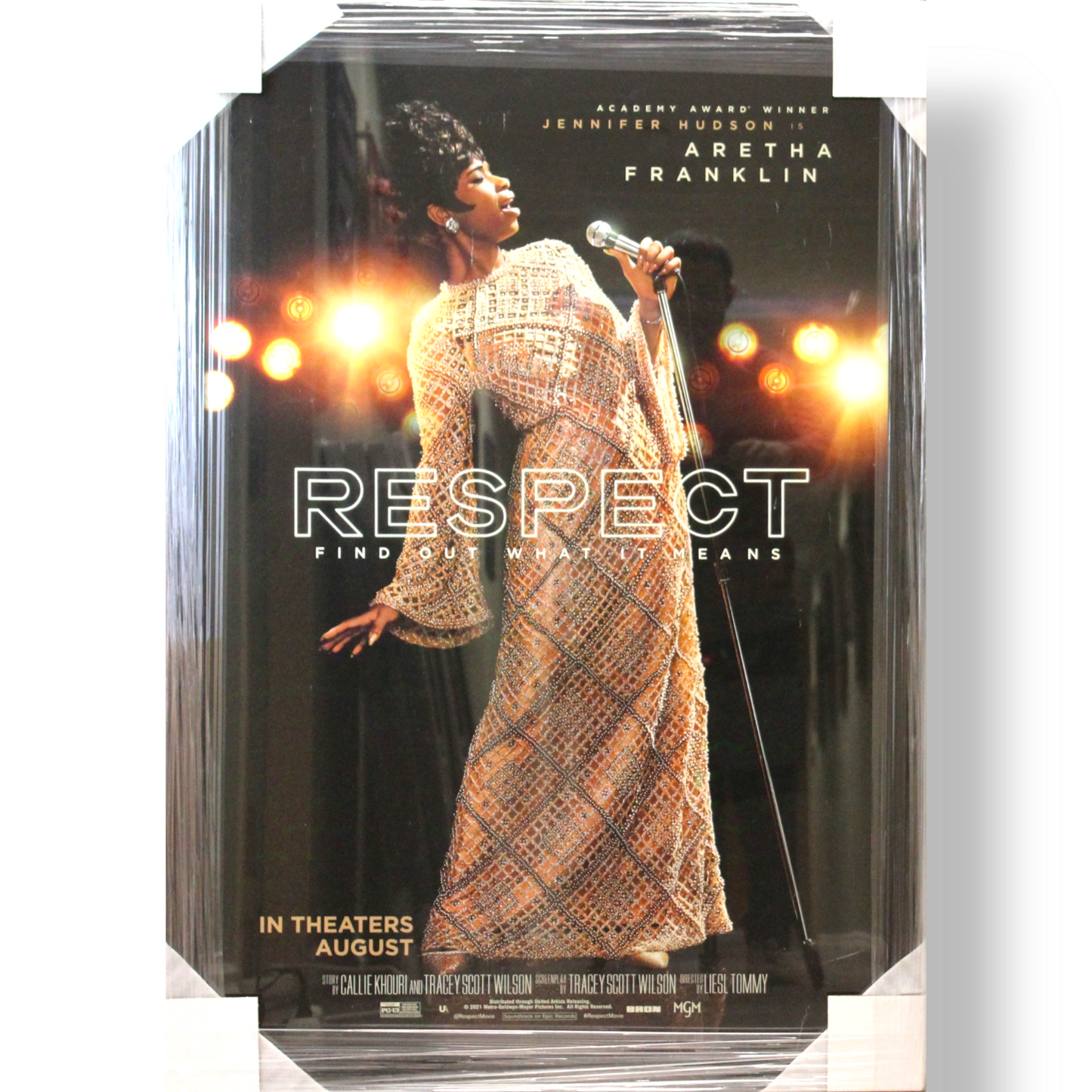RESPECT (2021 FILM); framed film poster