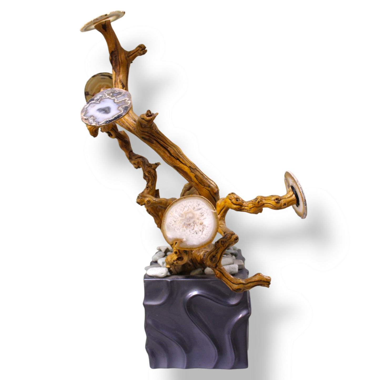 Agate Slices arboreal sculpture