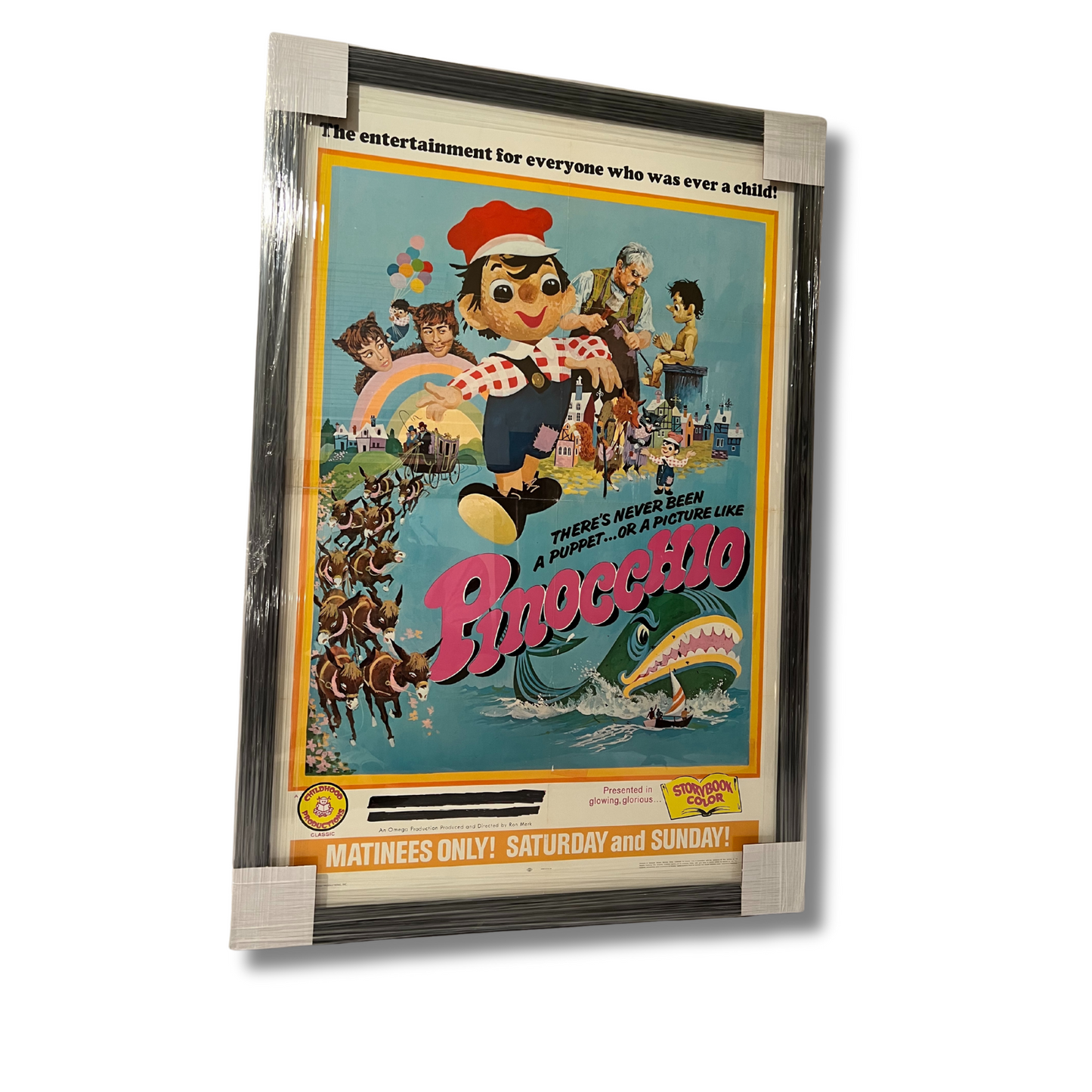 PINOCCHIO (1967 FILM); Framed Film Poster