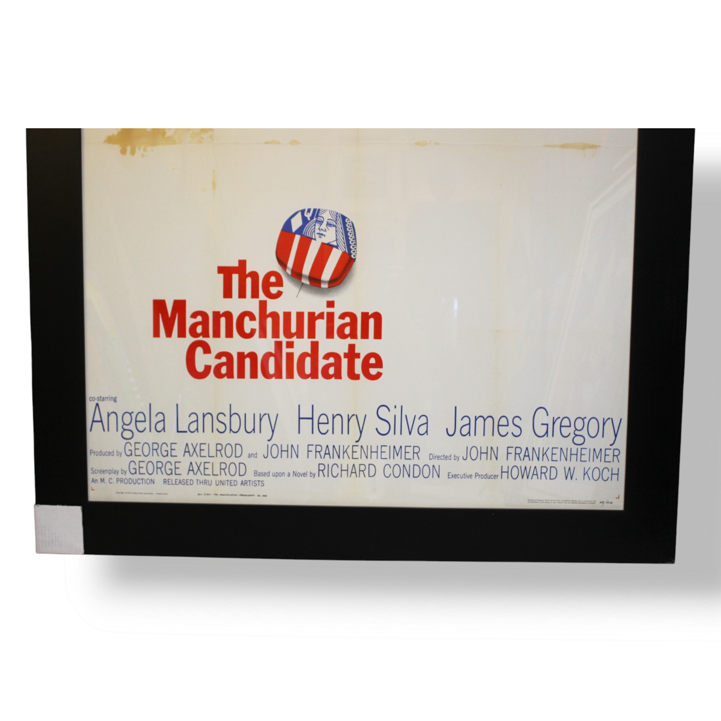 The Manchurian Candidate (1962); Framed Film Poster
