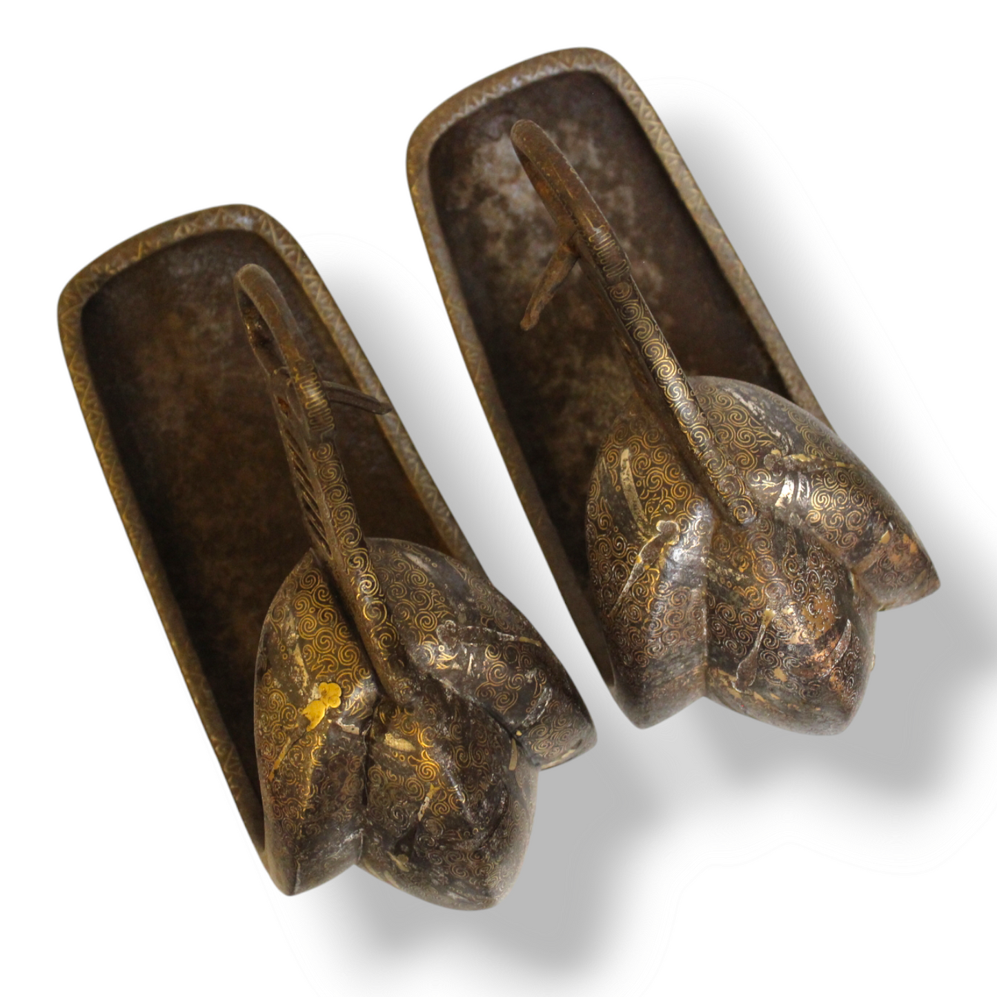 Japanese Antique Abumi Stirrups