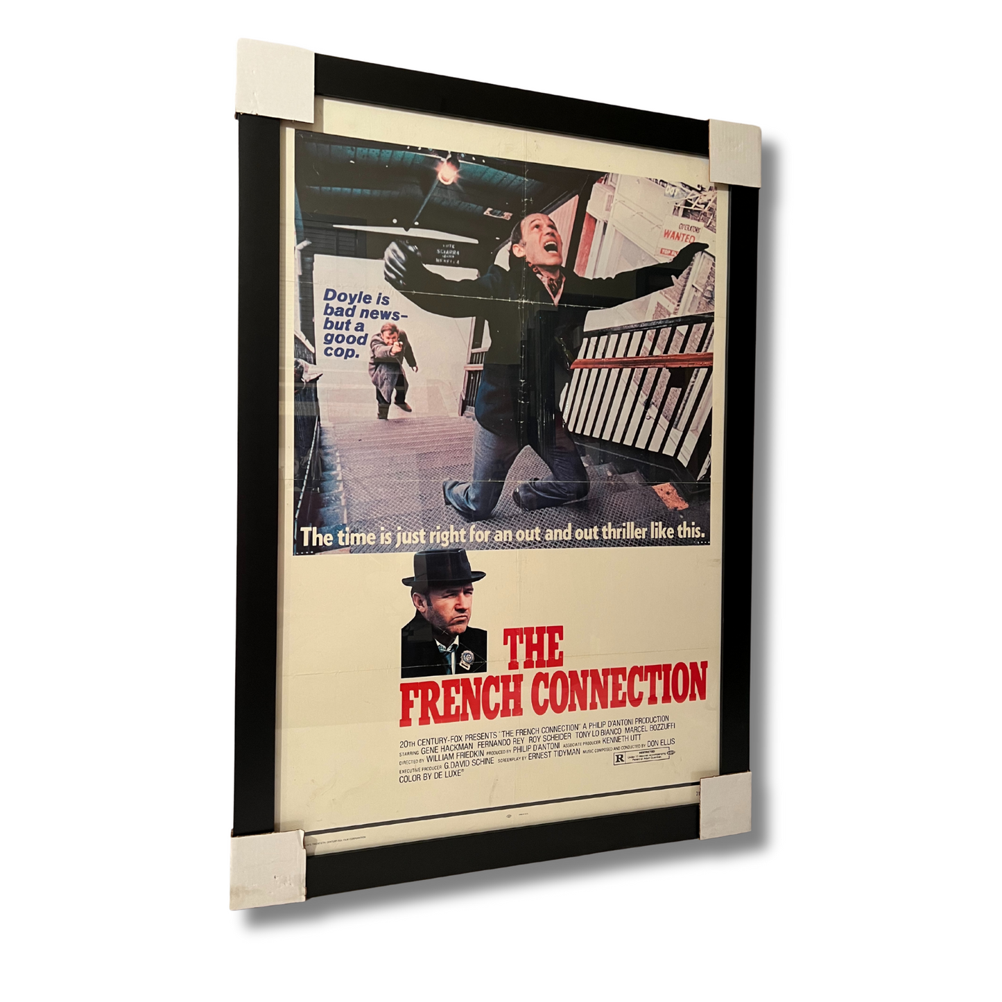 THE FRENCH CONNECTION (1971 FILM); Framed Film Poster