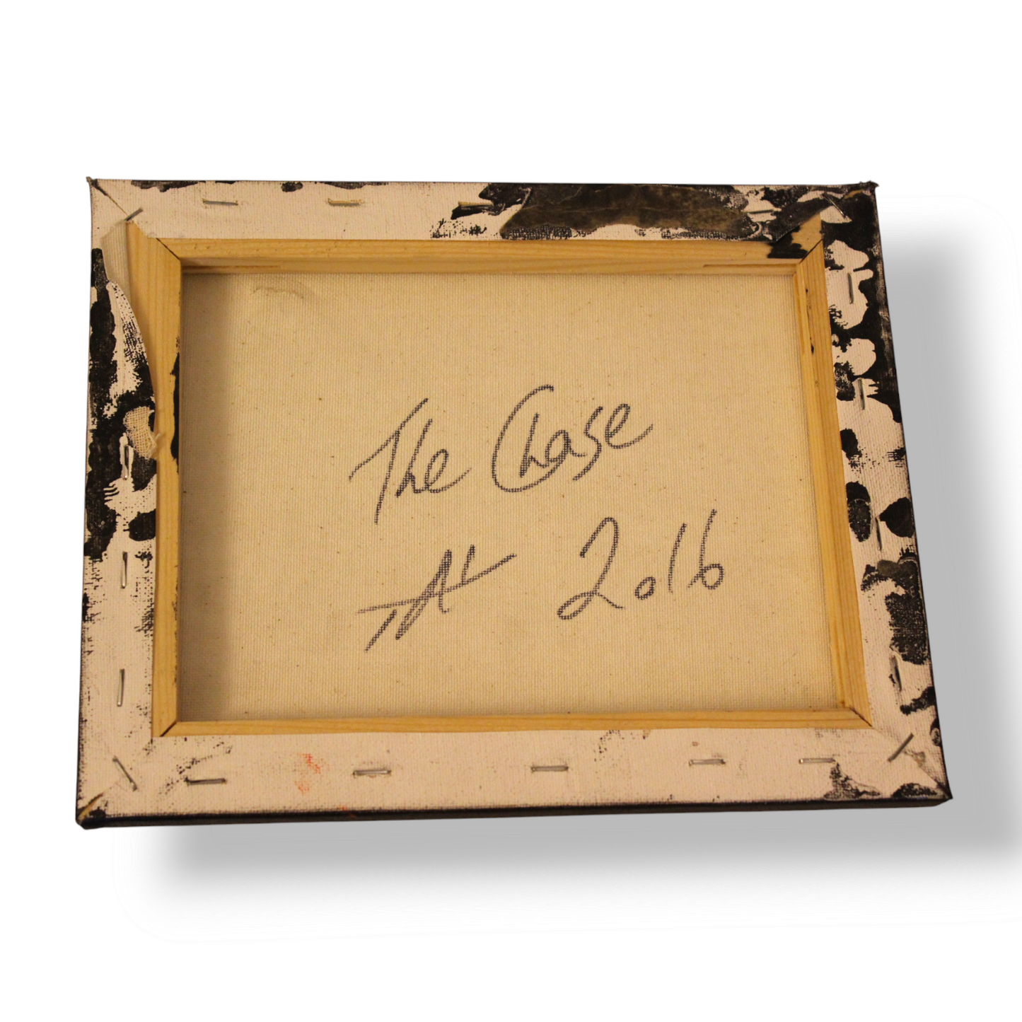 "The Chase" enamel on canvas