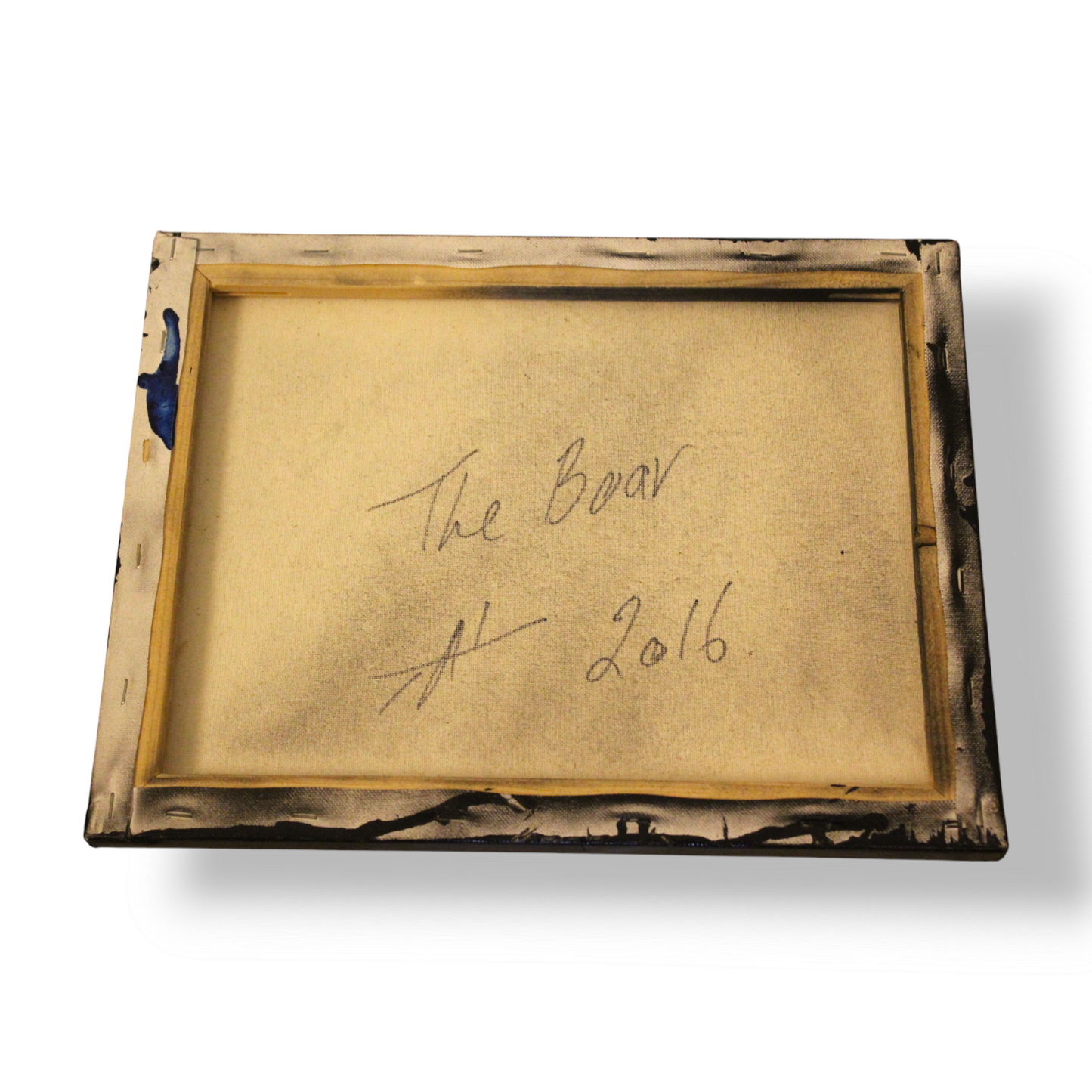 "The Bear" enamel on canvas