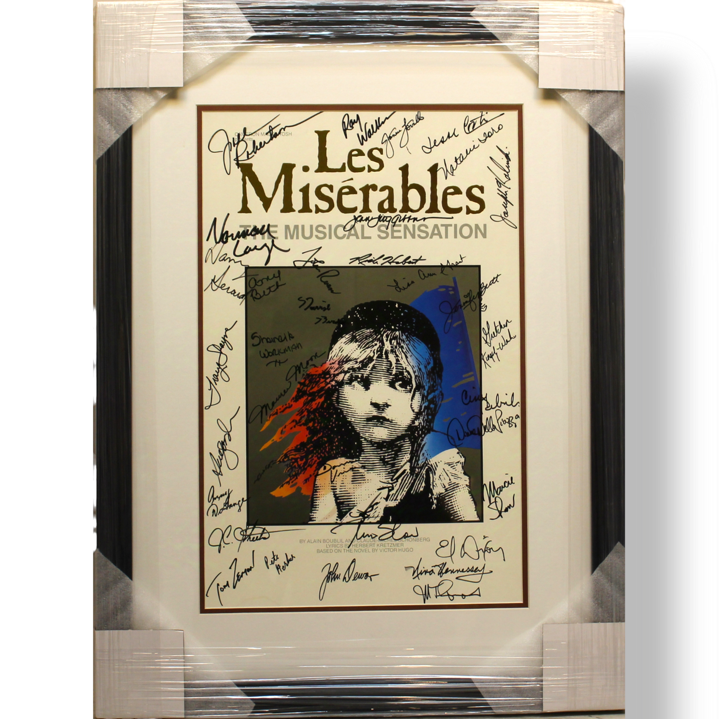 LES MISÉRABLES: THE MUSICAL SENSATION (signed poster)