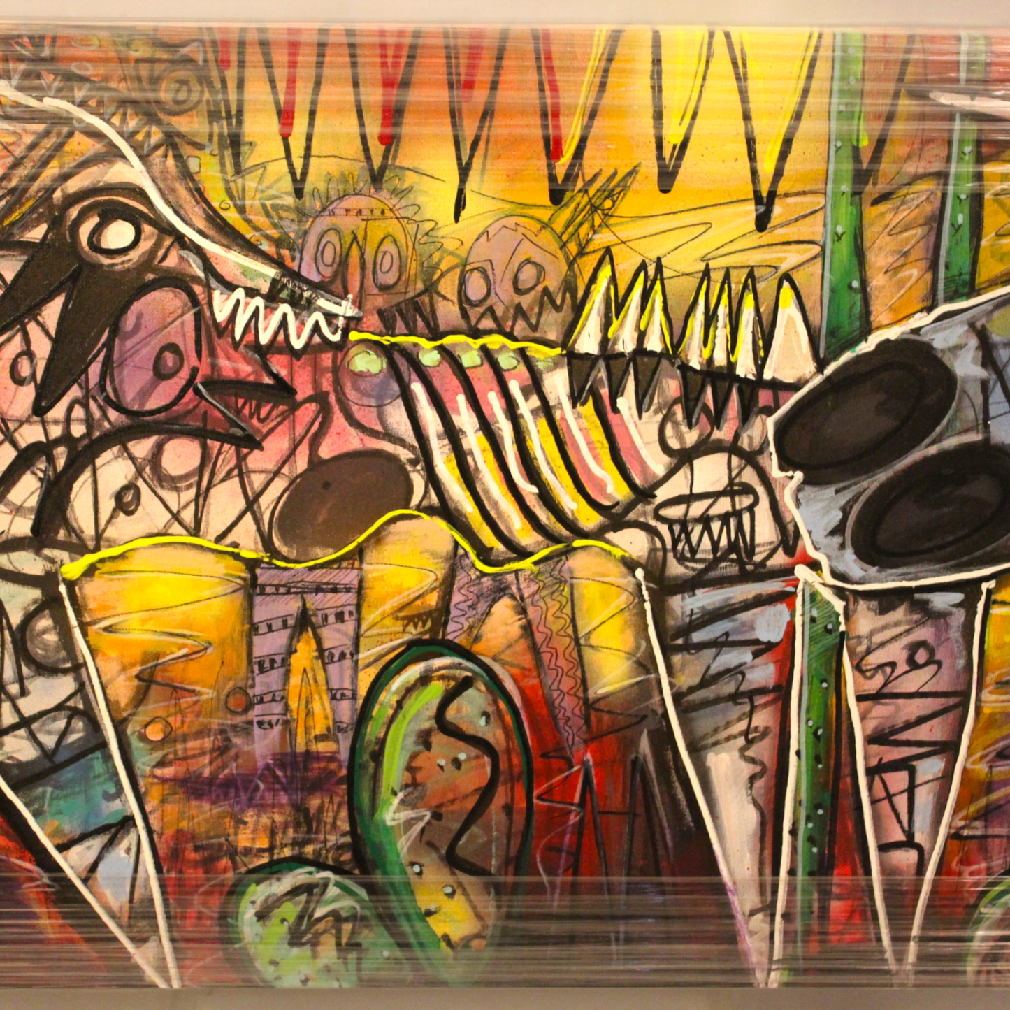 Boardwalk. Oil on Canvas