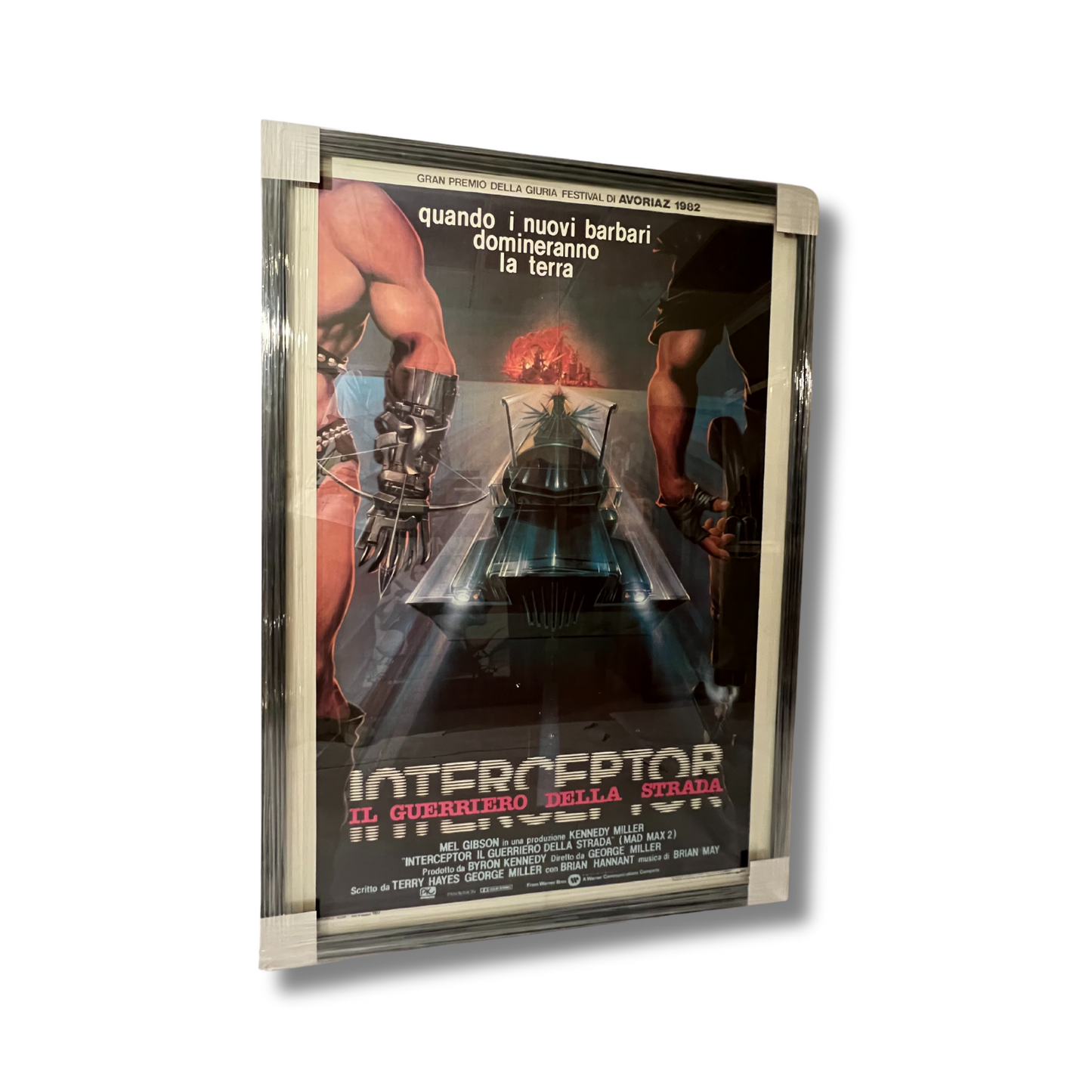 MAD MAX 2 (1981 FILM); Framed Italian Film Poster