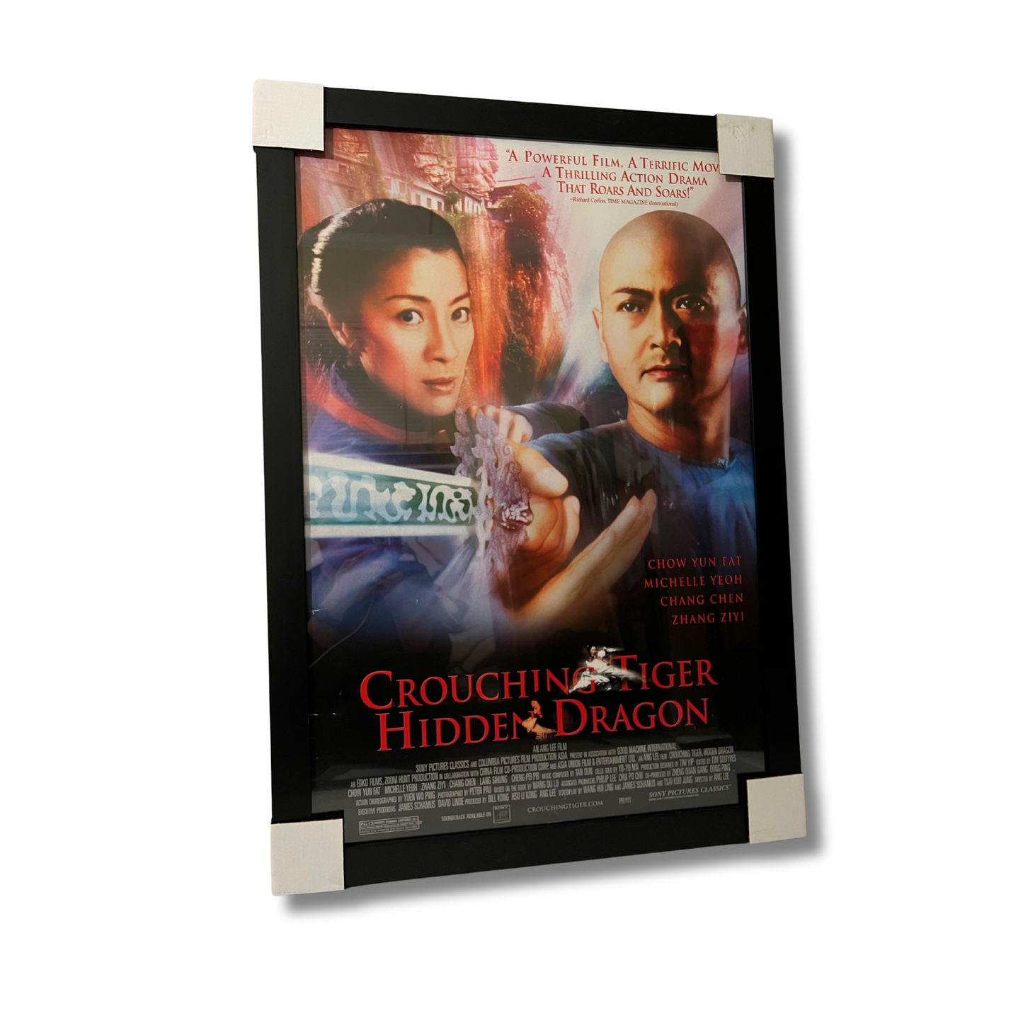 CROUCHING TIGER HIDDEN DRAGON (2000 FILM); Framed Film Poster