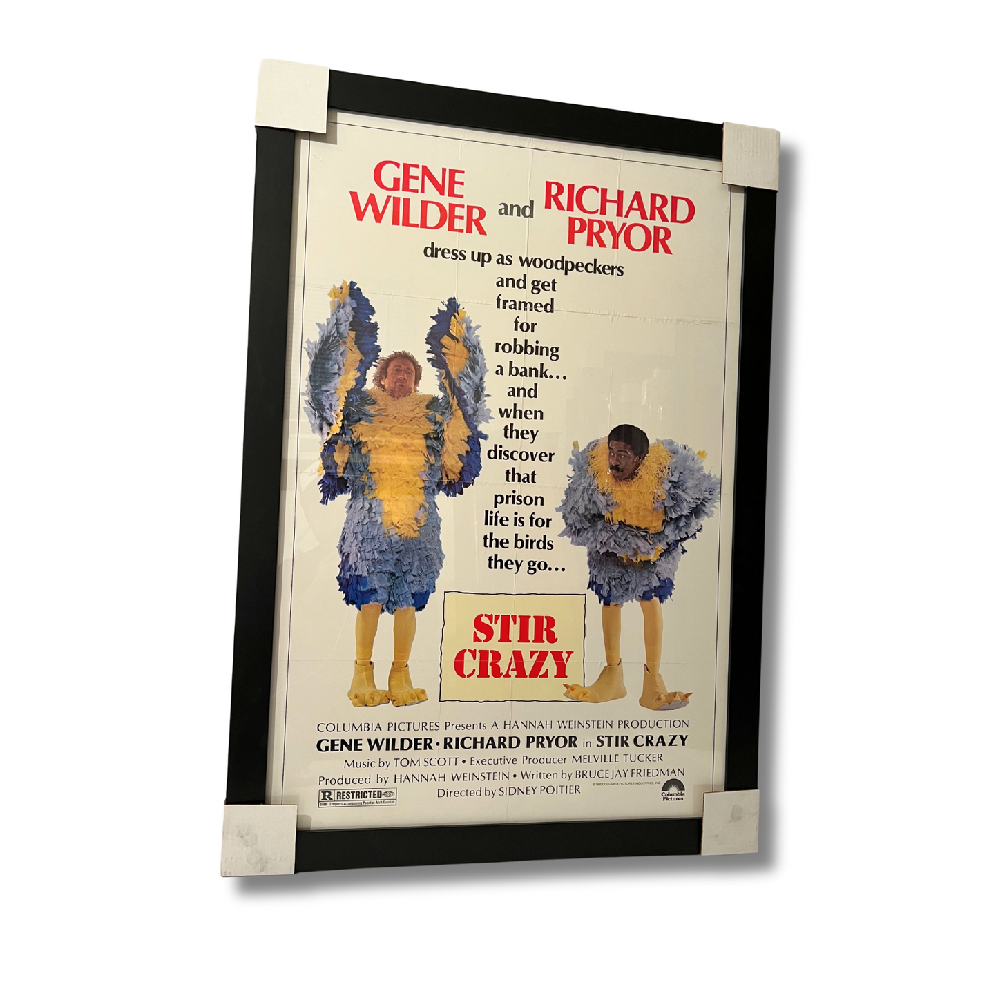 STIR CRAZY (1980 FILM); Framed Film Poster
