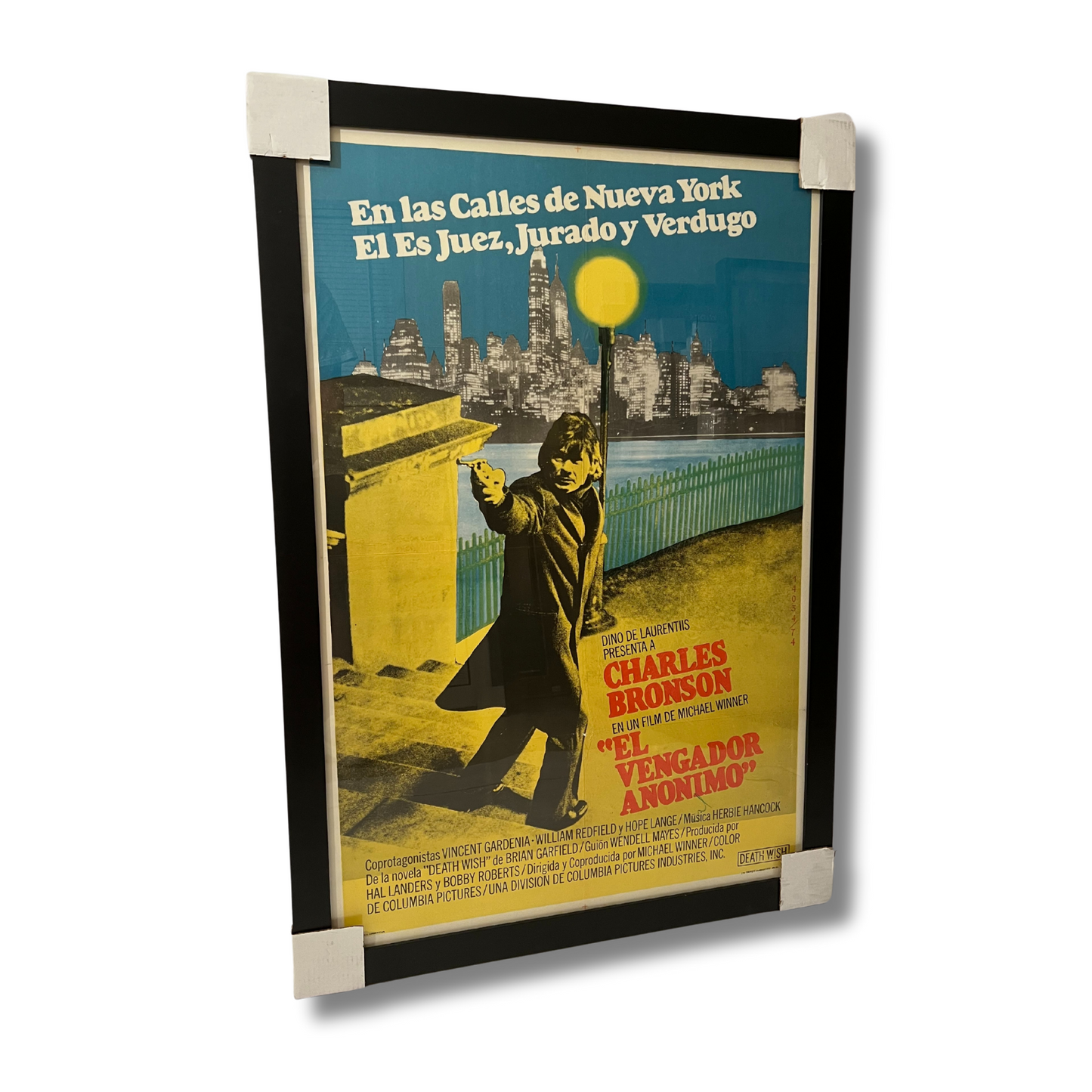 DEATH WISH (1974 FILM); Framed Argentinian Film Poster