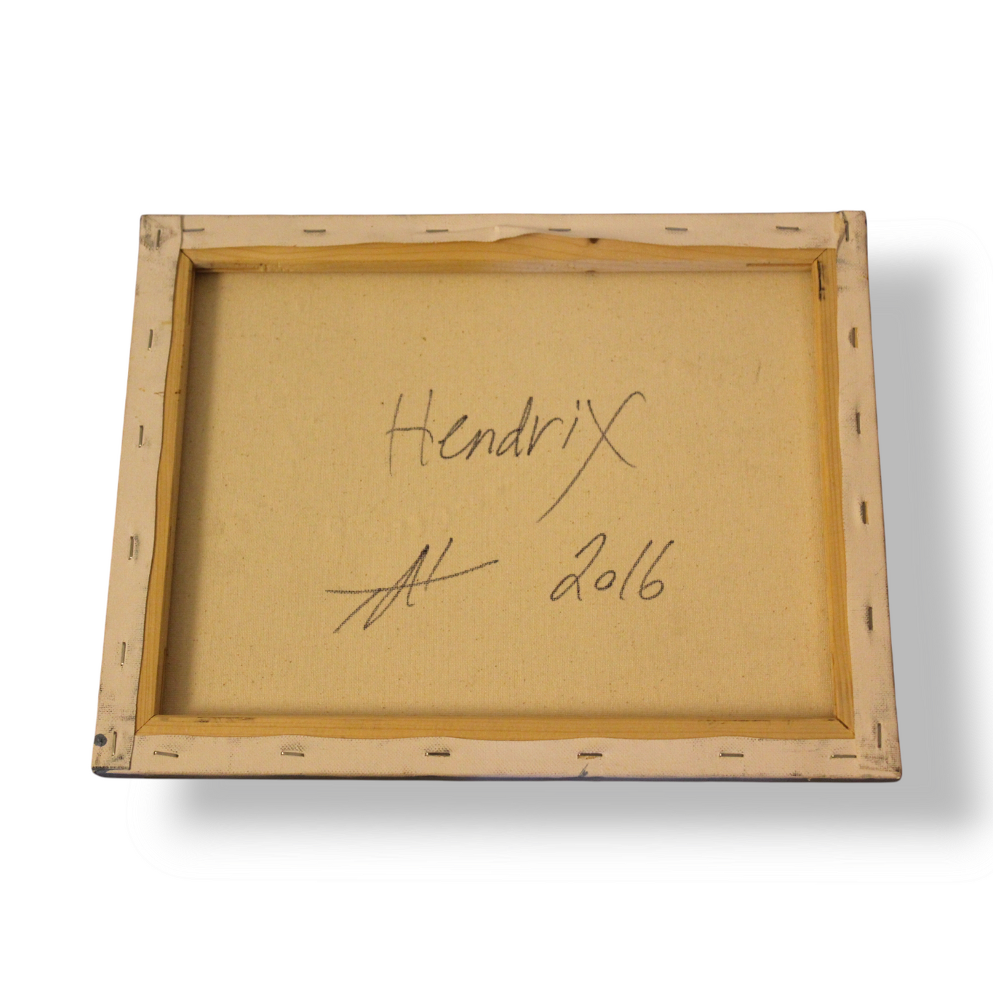 "Hendrix" enamel on canvas