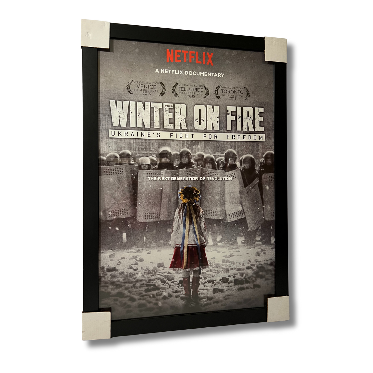 WINTER ON FIRE (2015 FILM); Framed Film Poster