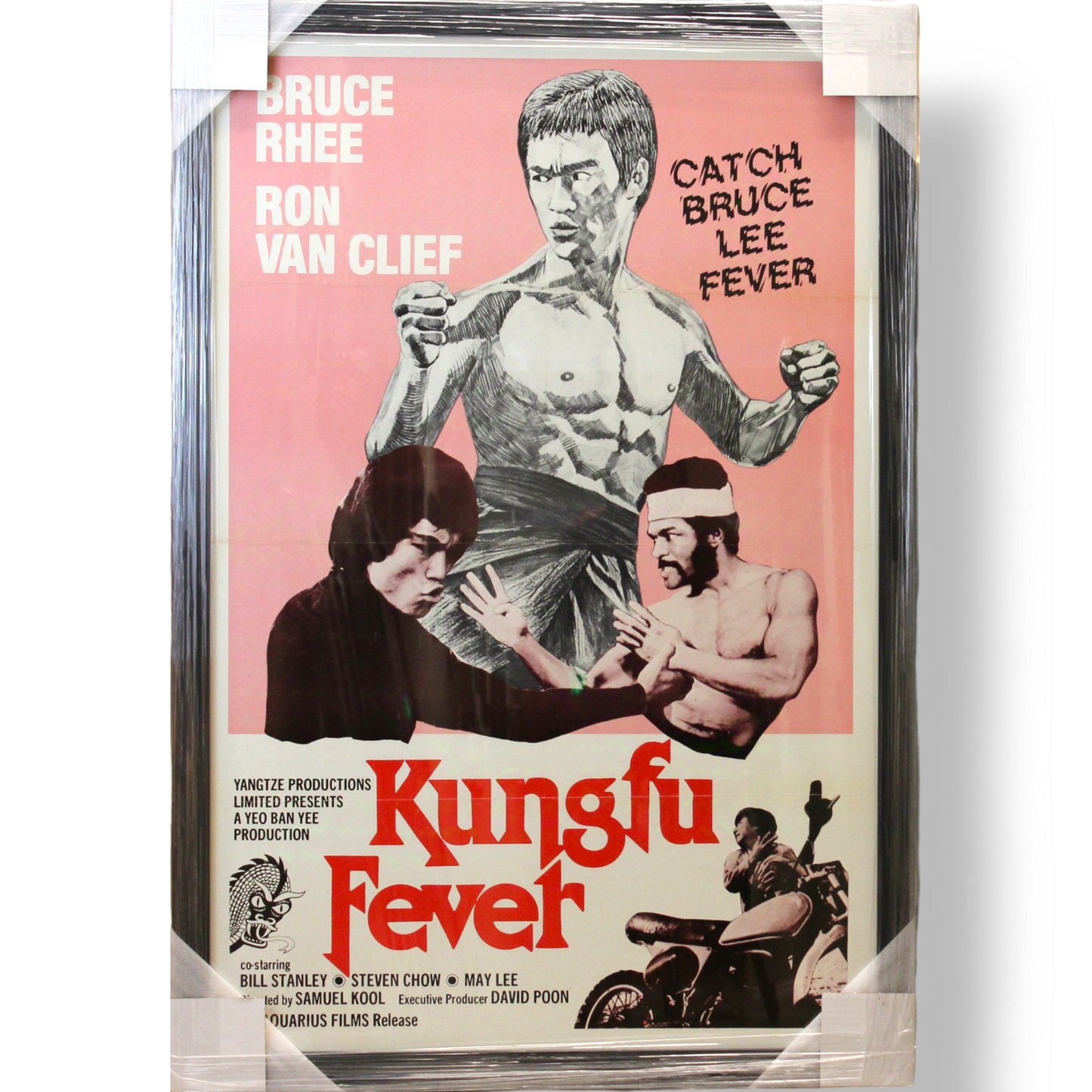 KUNG FU FEVER (1979 FILM); framed film poster