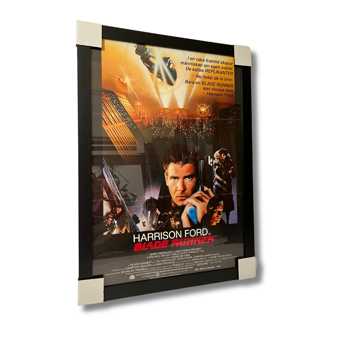 BLADE RUNNER (1982 FILM); Swedish Framed Film Poster