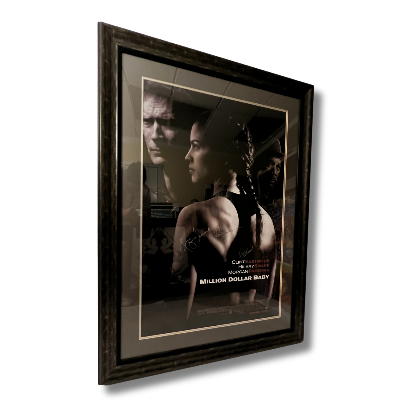 MILLION DOLLAR BABY (2004 FILM); Signed & Framed Movie Poster