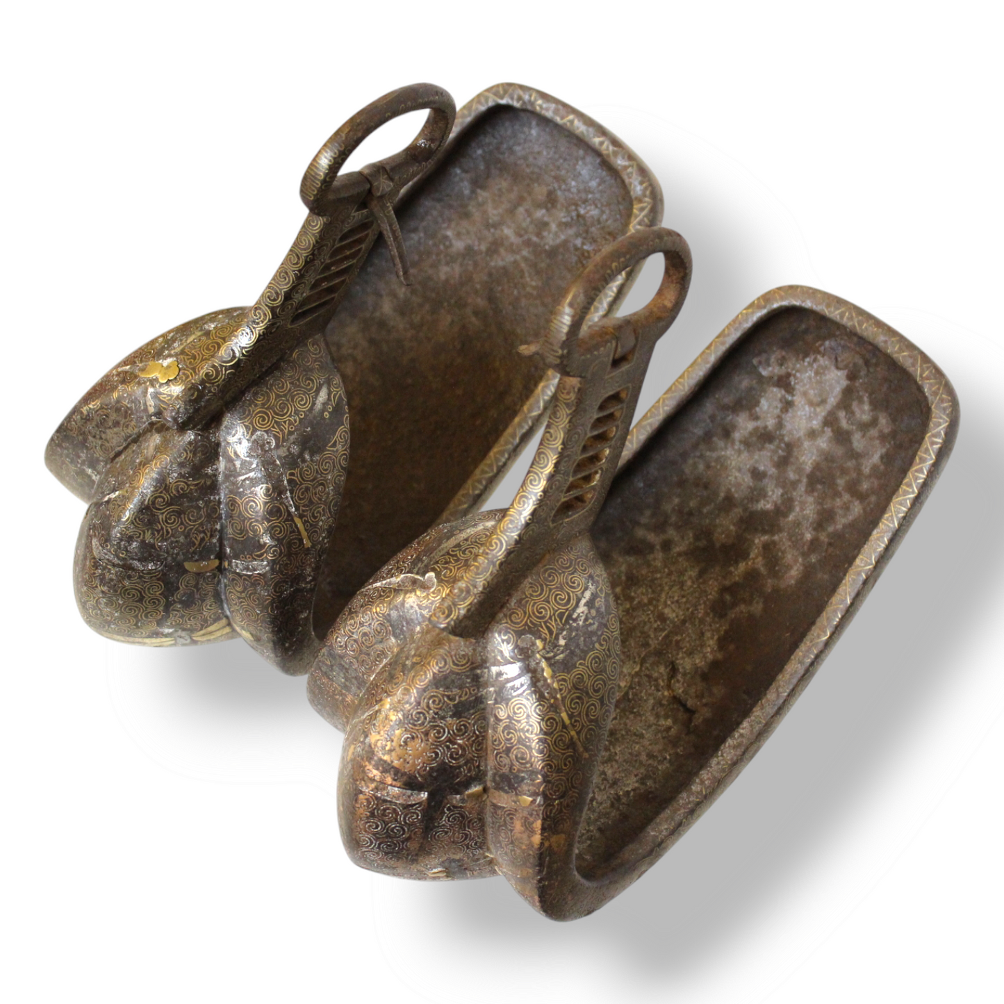 Japanese Antique Abumi Stirrups
