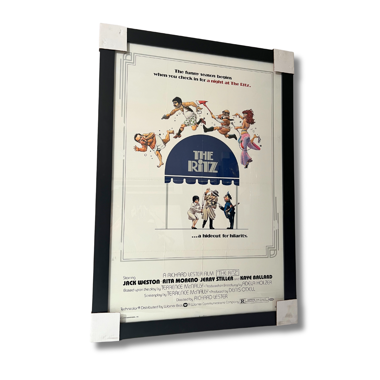 THE RITZ (1976 FILM); Framed Film Poster