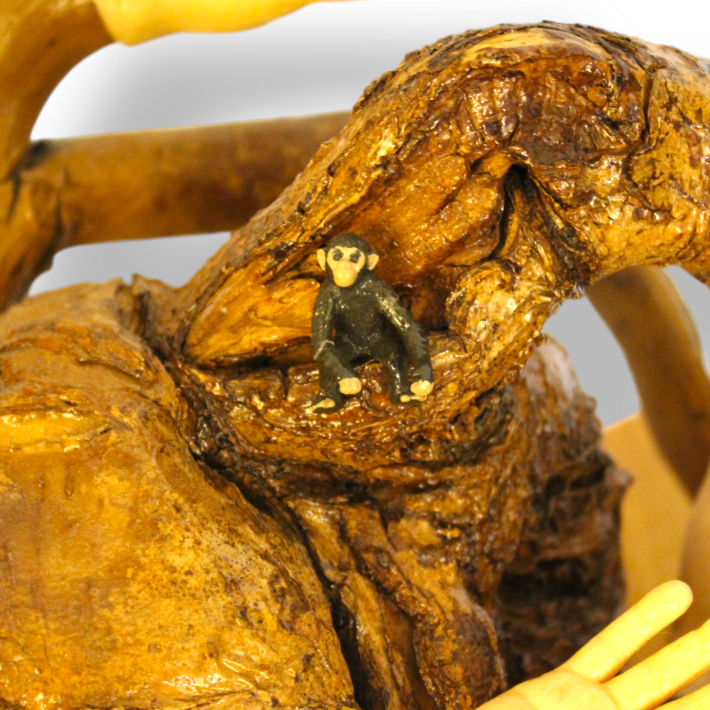 Ambidextrous”- A multi- branched wooden statue