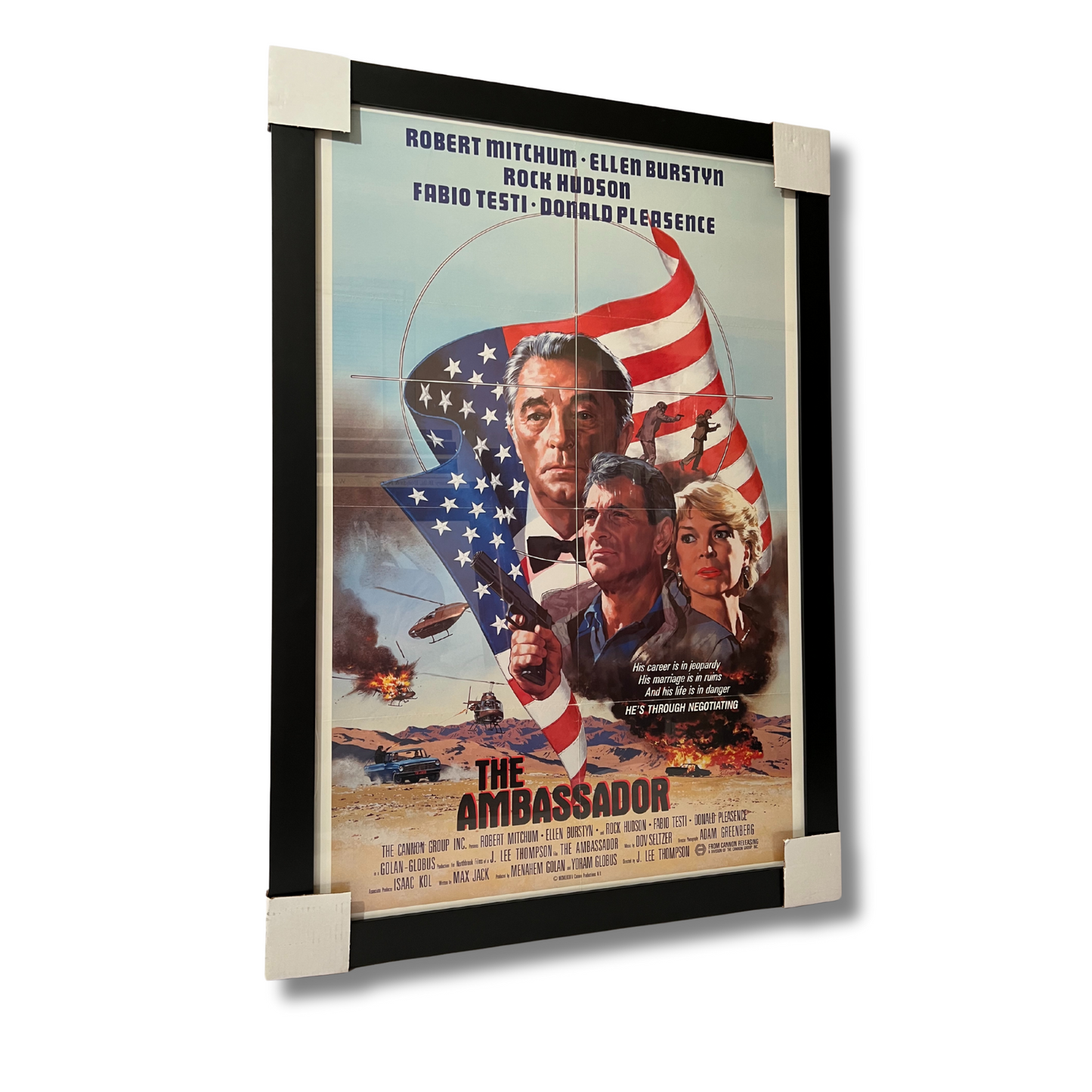 THE AMBASSADOR (1984 FILM); Framed Film Poster