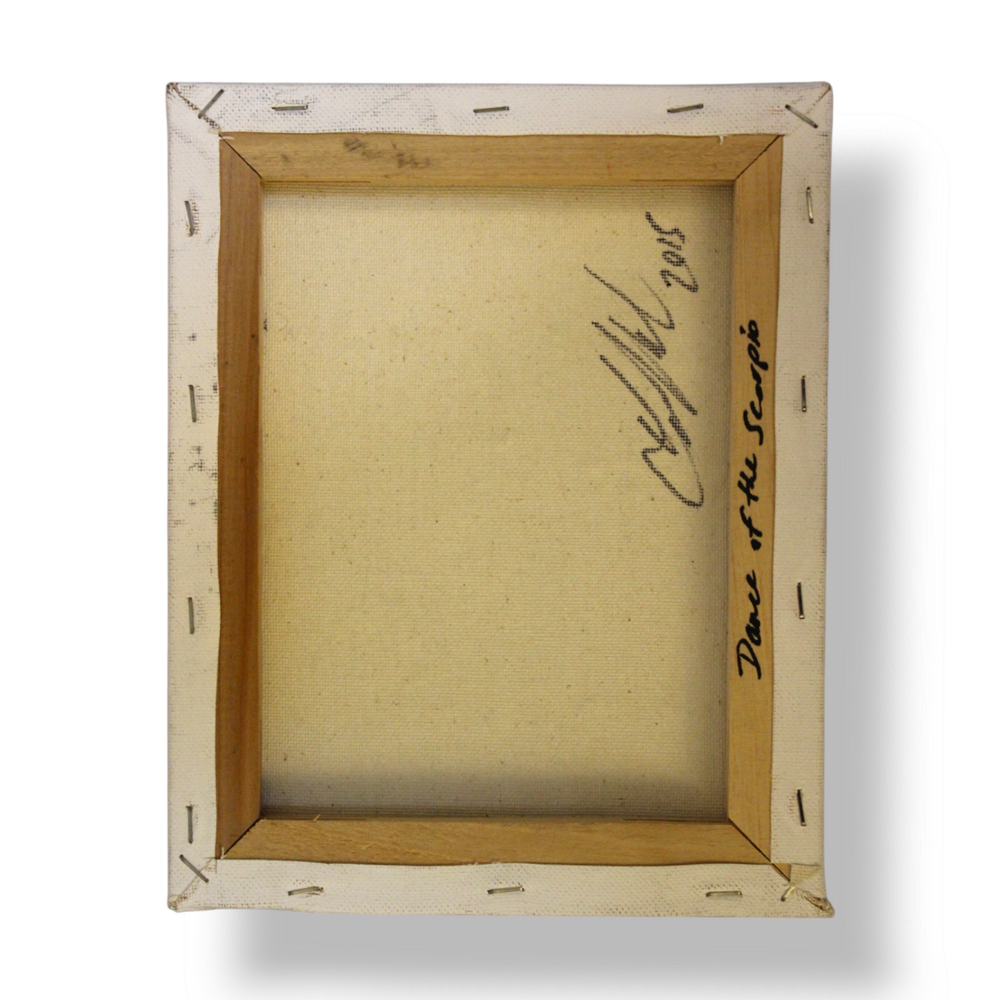 Dance of the Scorpio: Enamel on Canvas