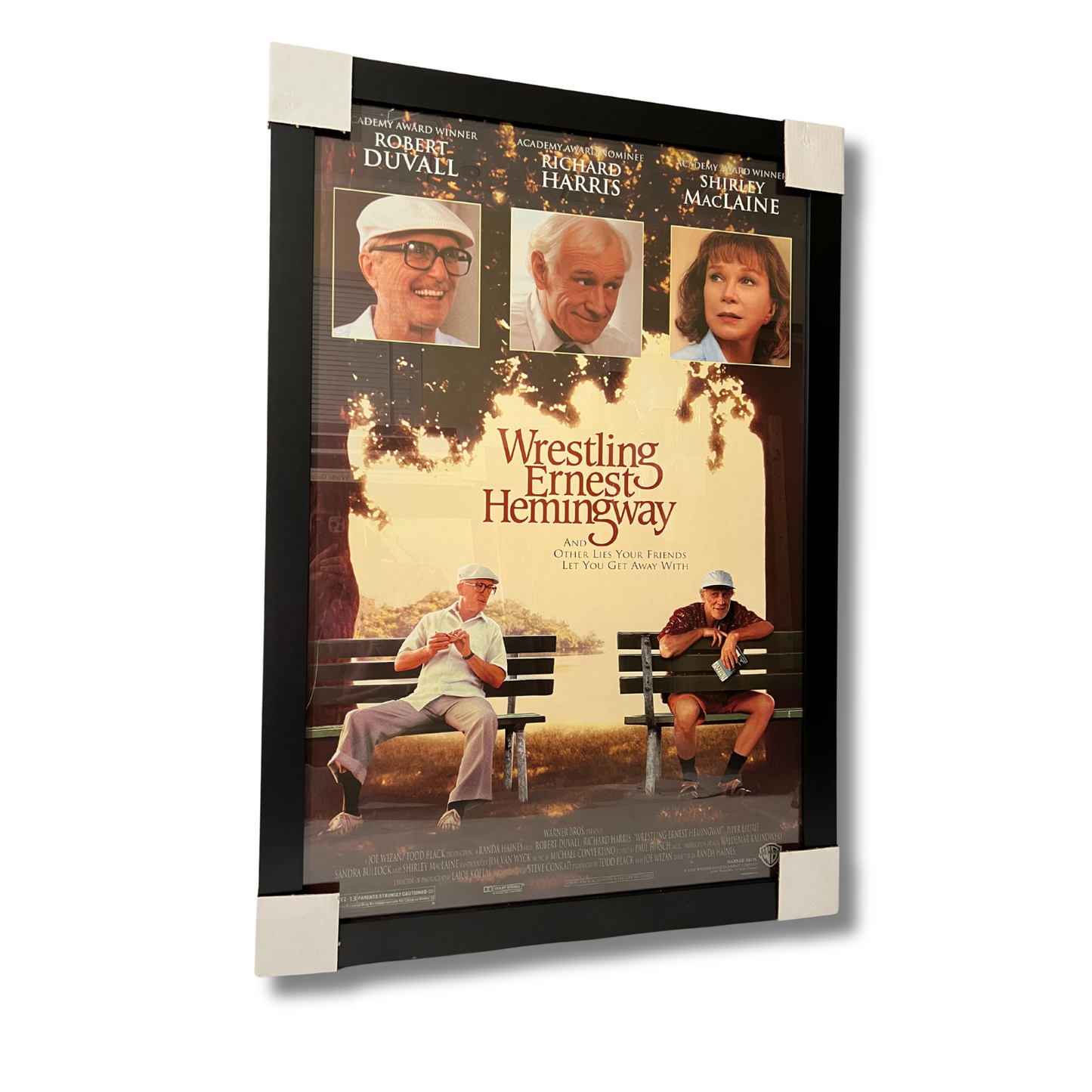 WRESTLING ERNEST HEMINGWAY (1993 FILM); Framed Film Poster