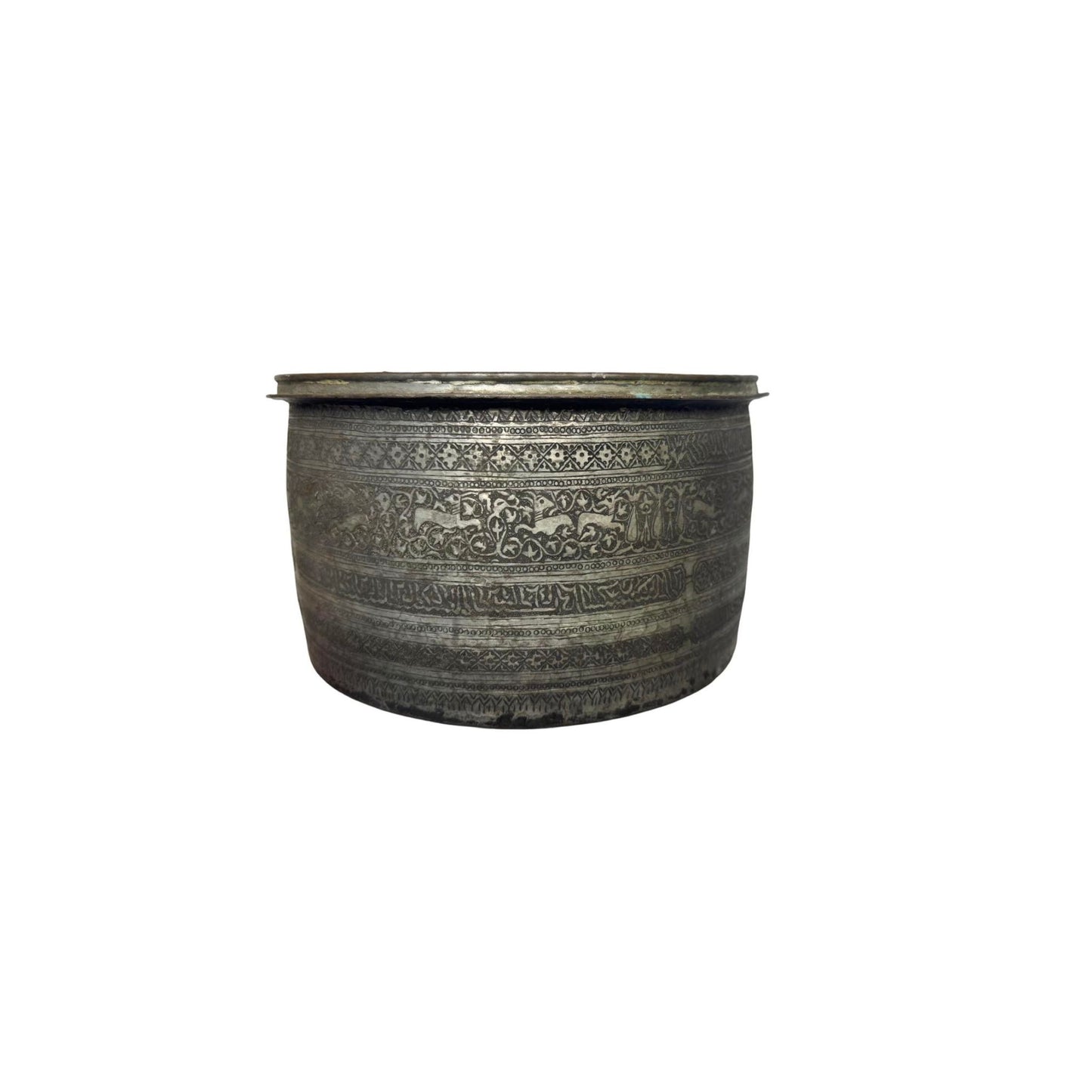 Engraved antique Islamic bowl