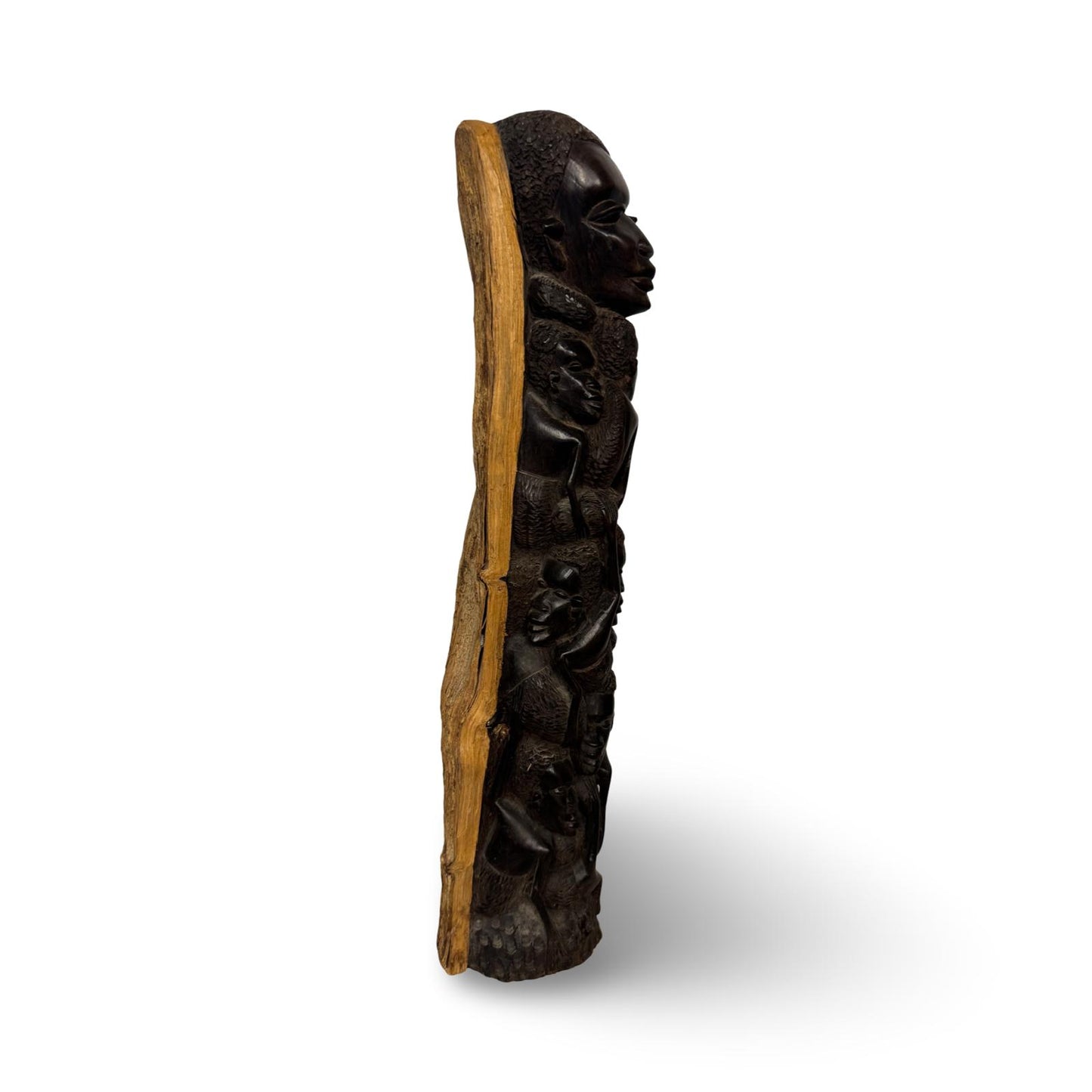 African family ebony wood carving