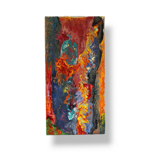 Dragon's Wrath: Enamel on Canvas