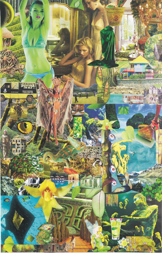 “VIE EN VERDIGRIS” COLLAGE