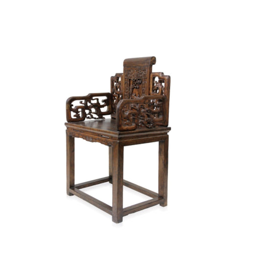 A pair of Qing Dynasty- style armchairs