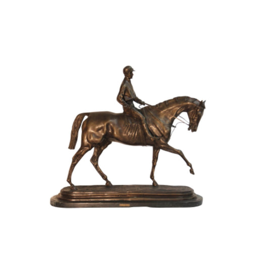 “Archer” Bronze Statue by Pierre Tourgeneff (1852-1912)
