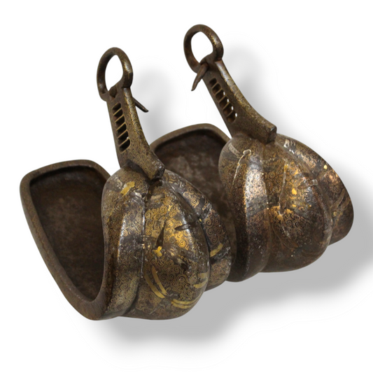 Japanese Antique Abumi Stirrups