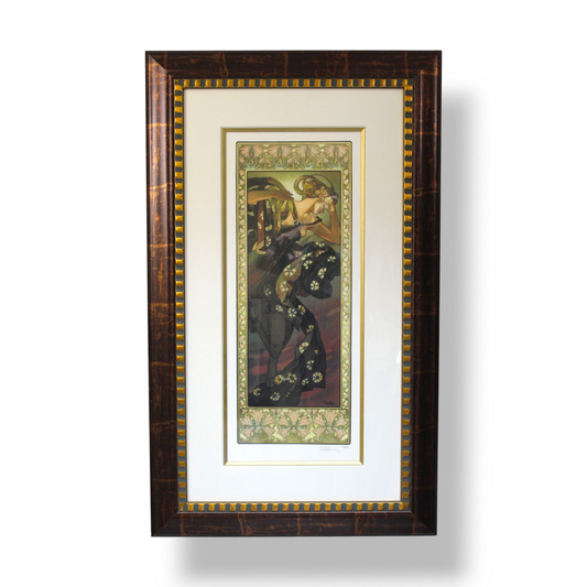Alphonse Mucha’s “The Moon and the Stars: Evening Star”