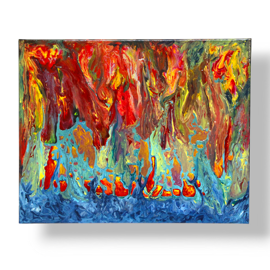 Enamel on Canvas by Tal McAbian