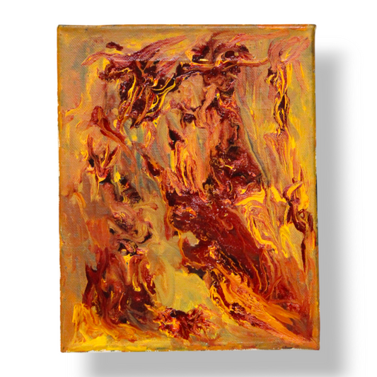 Dance of the Scorpio: Enamel on Canvas by Tal McAbian