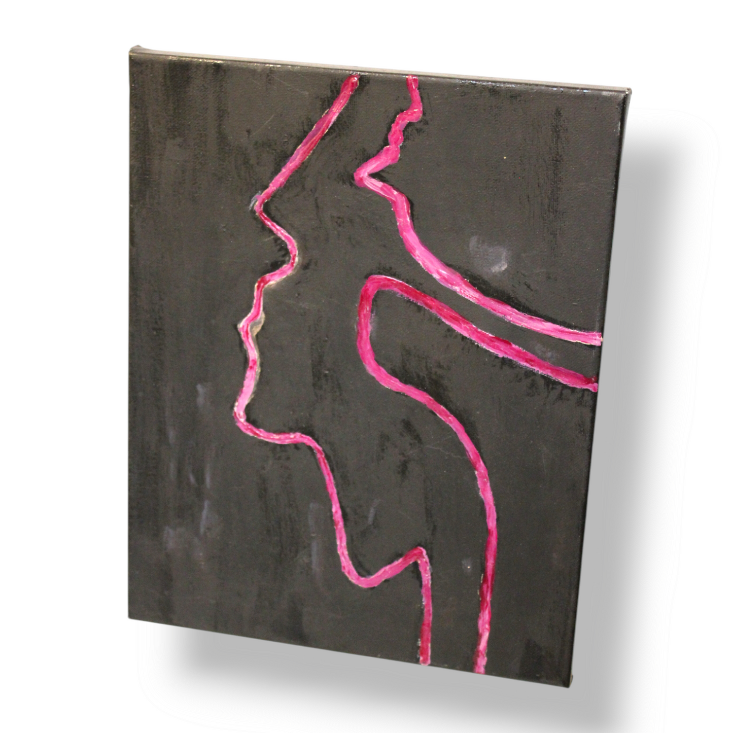 What's on a man's mind: Enamel on Canvas by Tal McAbian