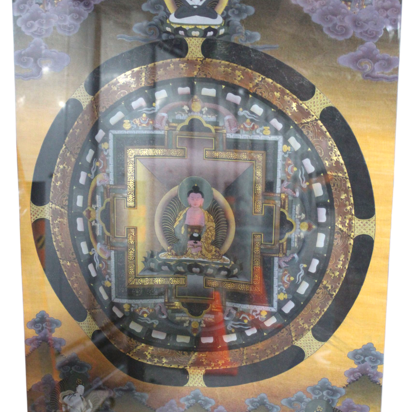 Tibetan Thangka Chakra Mandala