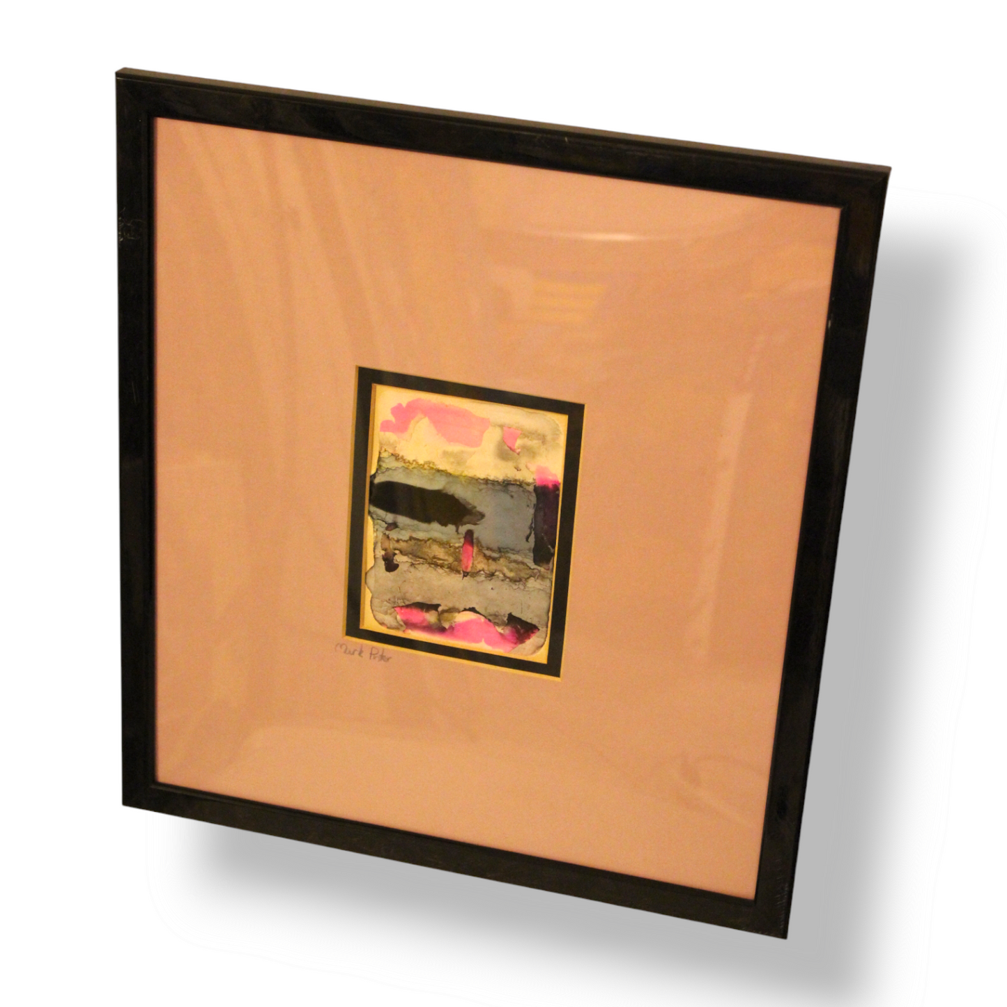 A framed watercolor by Mark Pinter, England, (Circa 1980’s)