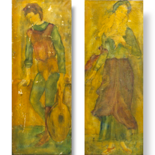 Troubador & Femme Aux Fleurs