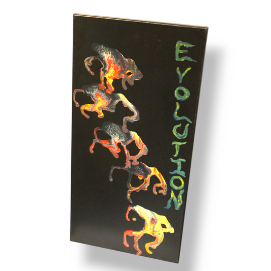 Evolution: Enamel on Canvas by Tal McAbian