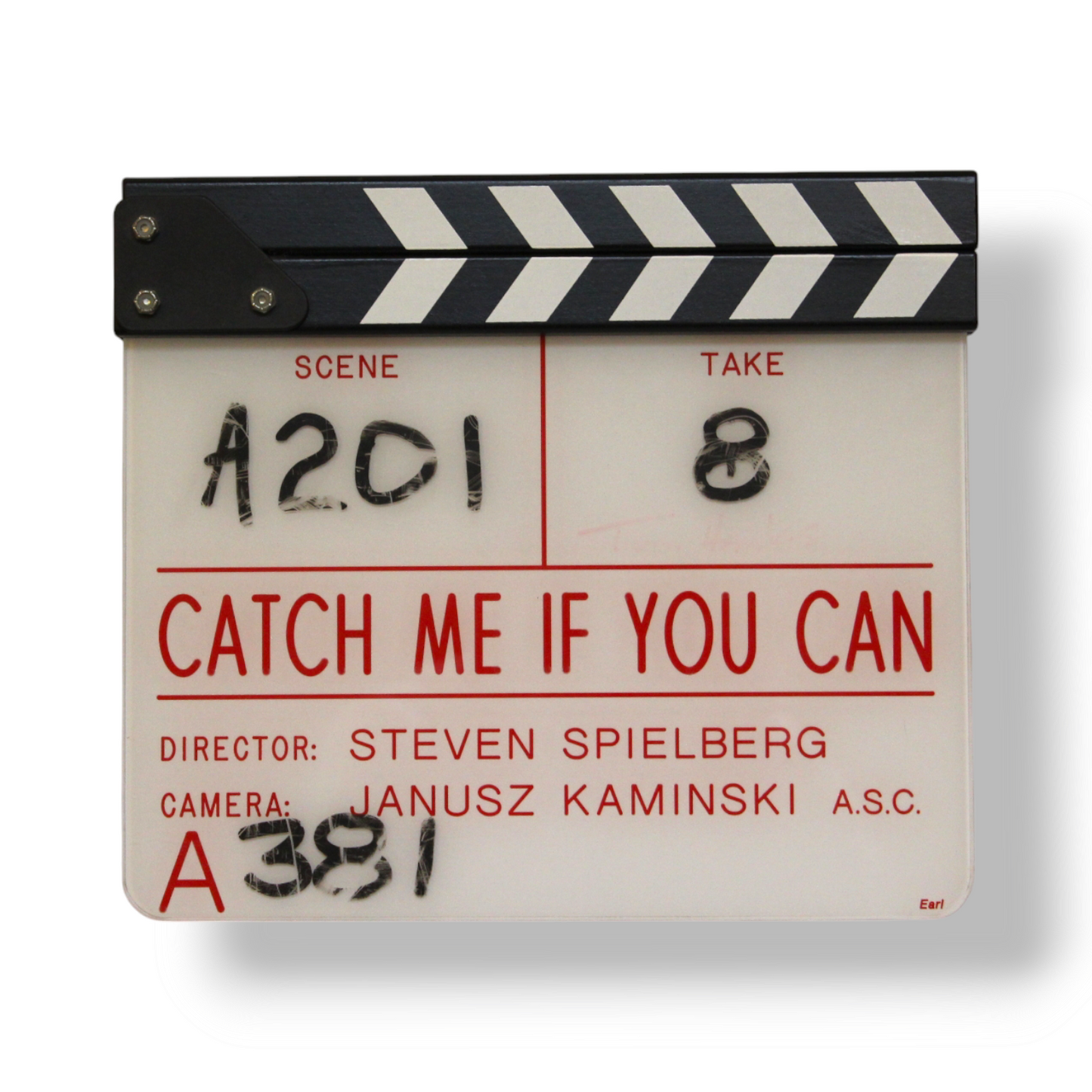 “Catch Me if you can” Clapper Board